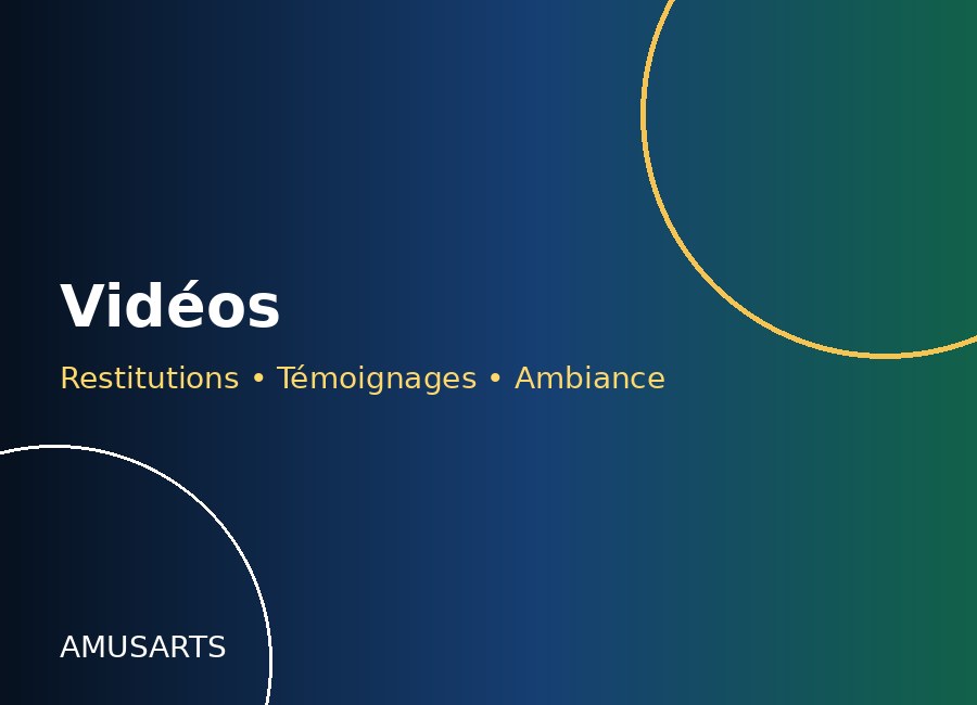 Vidéos & restitutions